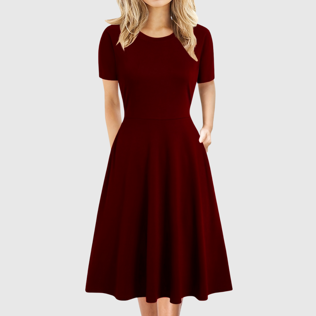 Retro A-Line Summer Dress