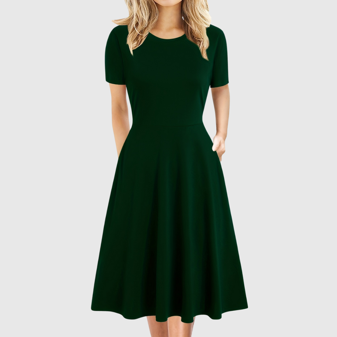 Retro A-Line Summer Dress