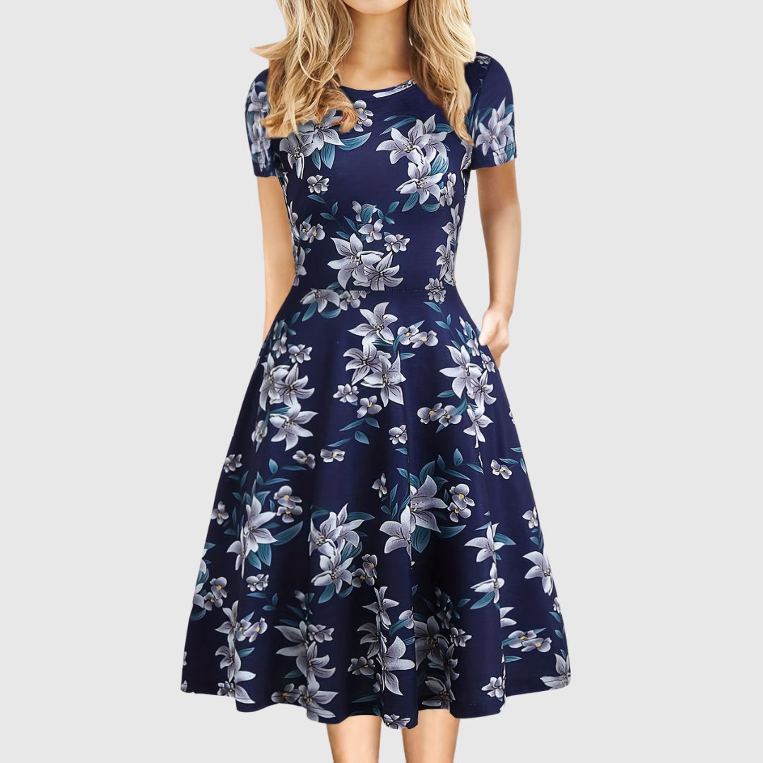 Retro A-Line Summer Dress