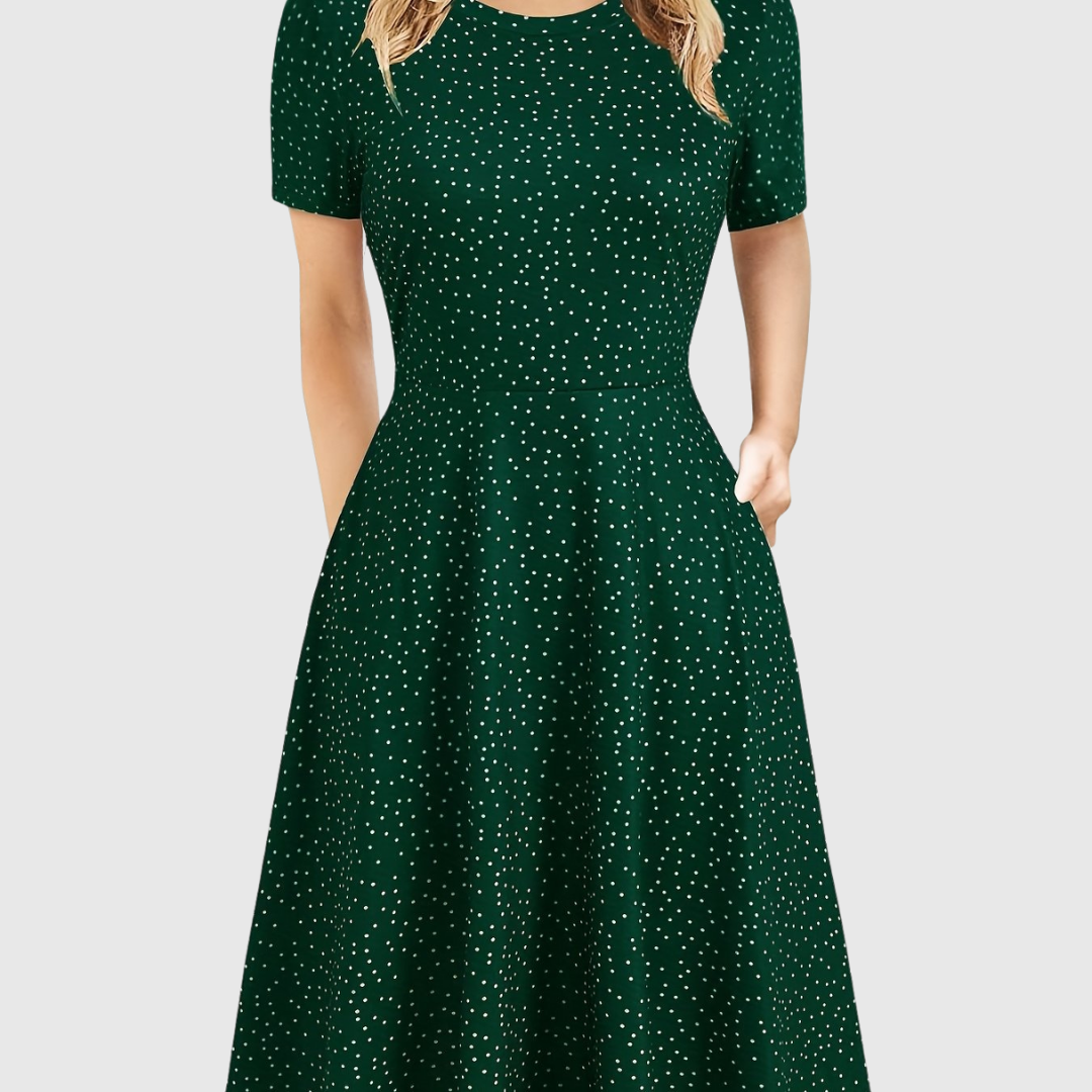 Women's Retro A-Line Summer Dress