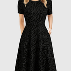 Women's Retro A-Line Summer Dress