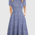 Women's Retro A-Line Summer Dress