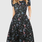 Women's Retro A-Line Summer Dress