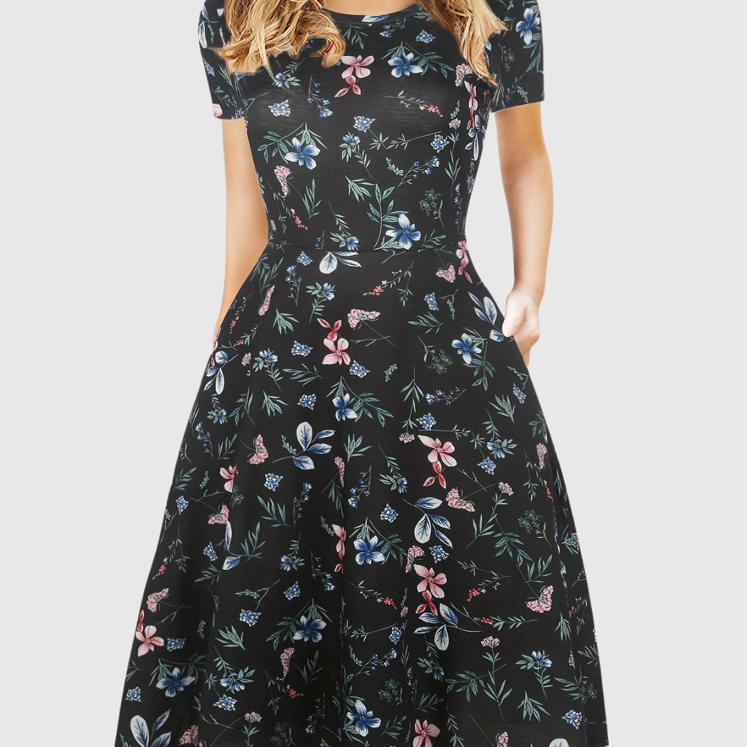 Women's Retro A-Line Summer Dress