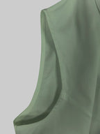Sleeveless Zip-Front Jumpsuit