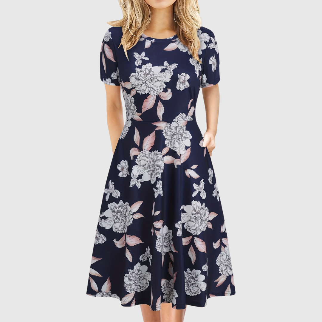 Women's Retro A-Line Summer Dress