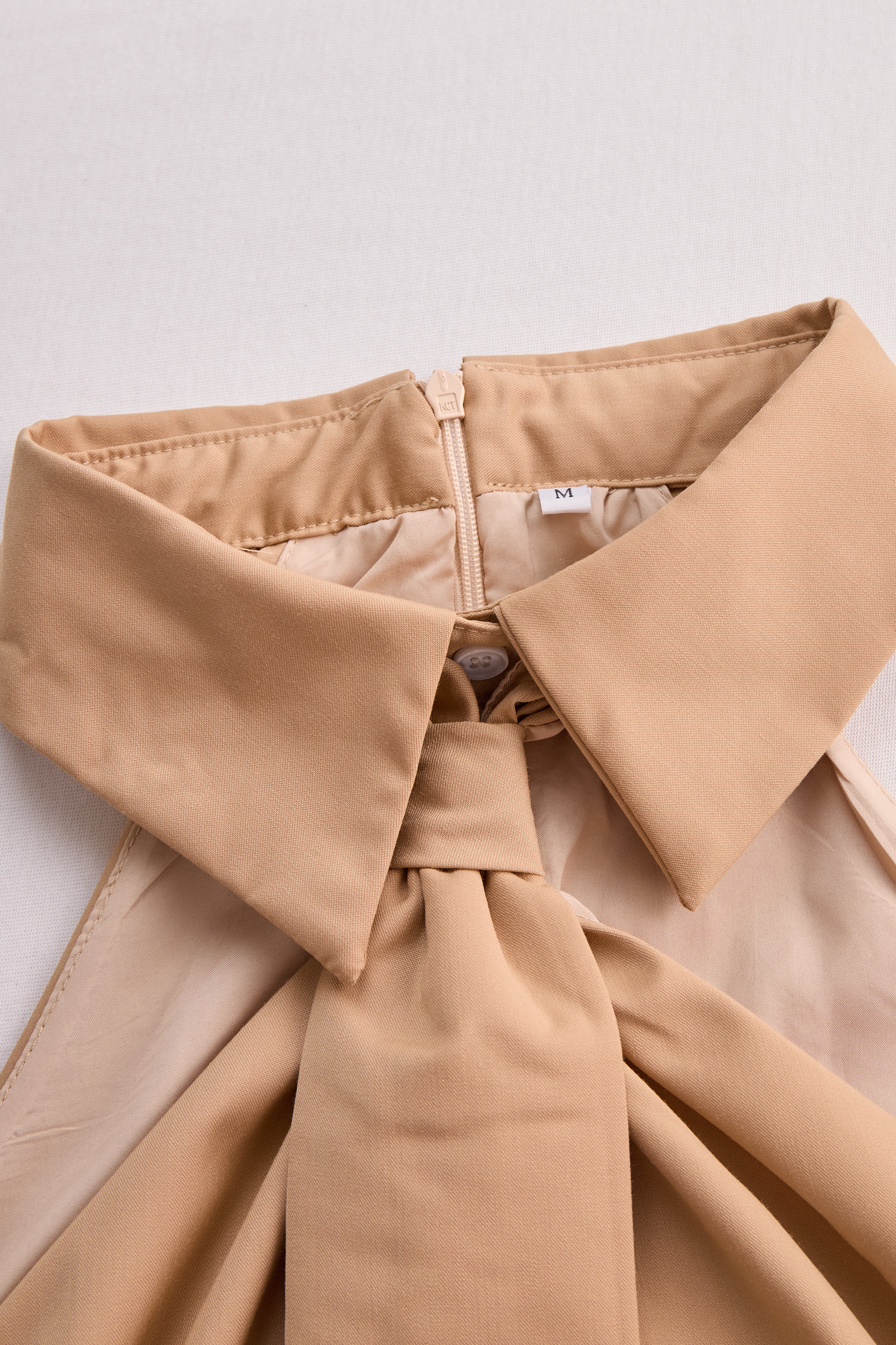 Sleeveless Halter Tie Blouse