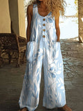 Boho Floral Wide-Leg Jumpsuit