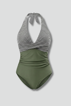 Halter High-Waist Swimsuit